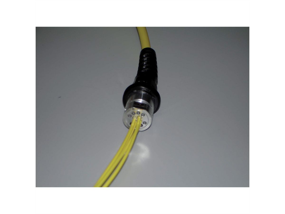 Confection pour câble extérieur 4 x LC/SC OM3