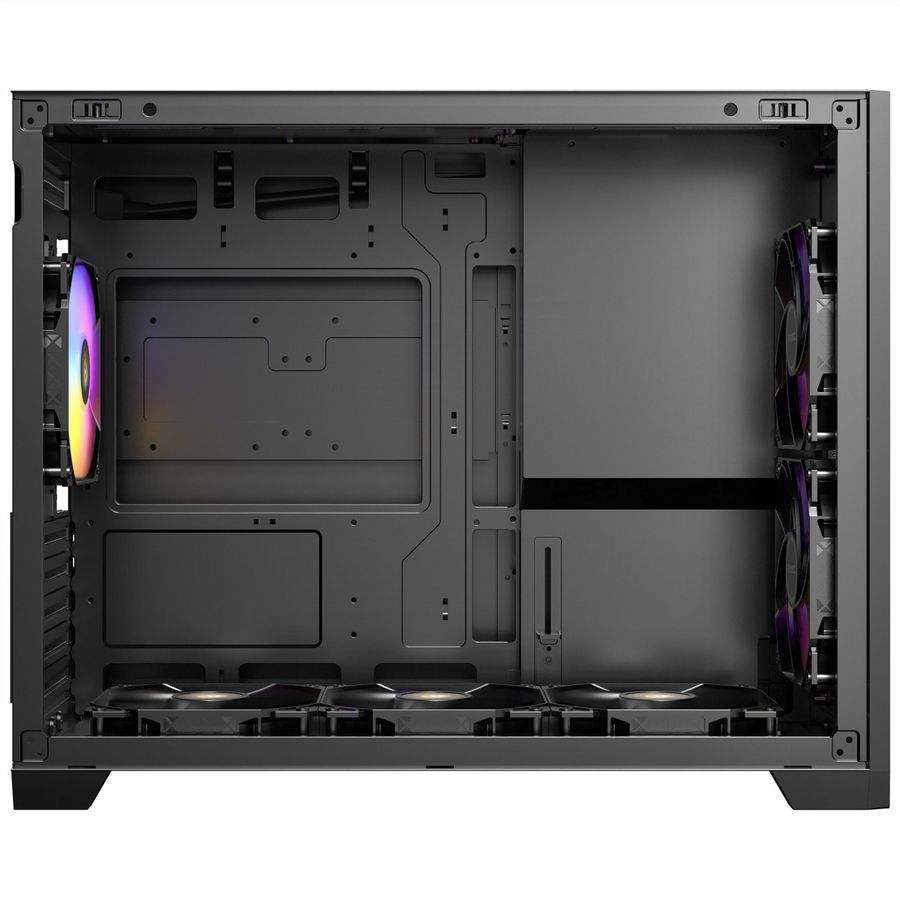 ANTEC FLUX M ATX/Micro-ATX/ITX Boîtier PC Midi Tower, noir