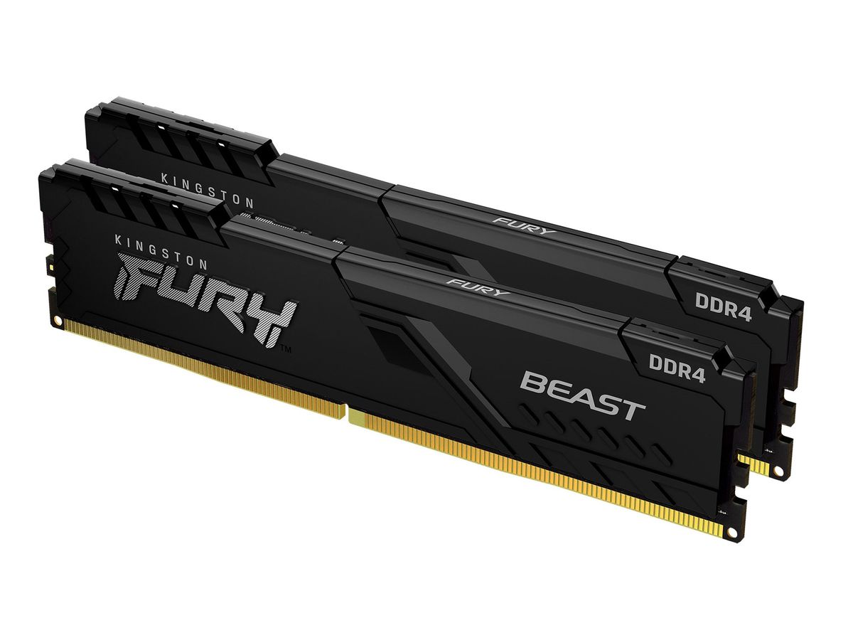 Kingston Technology FURY 16Go 3600MT/s DDR4 CL17 DIMM (Kit de 2) Beast Black