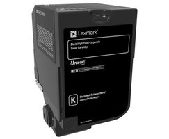 Lexmark 74C2HKE Cartouche de toner Original Noir 1 pièce(s)