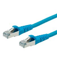 Cordon Cat.6A (Class EA) FTP AWG26, bleu, 10 m