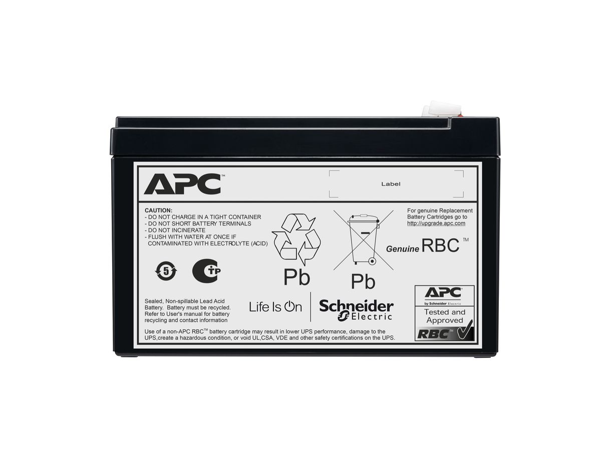 APC APCRBCV210 Batterie de l'onduleur 12 V 7 Ah