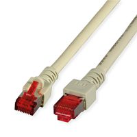 Cordon Cat.6 (Classe E) S/FTP LSOH, gris, 15 m