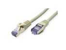 Cordon ROLINE S/FTP(PiMF) Cat.6A / 10 Gigabit, LSOH, Component Level, gris, 2 m