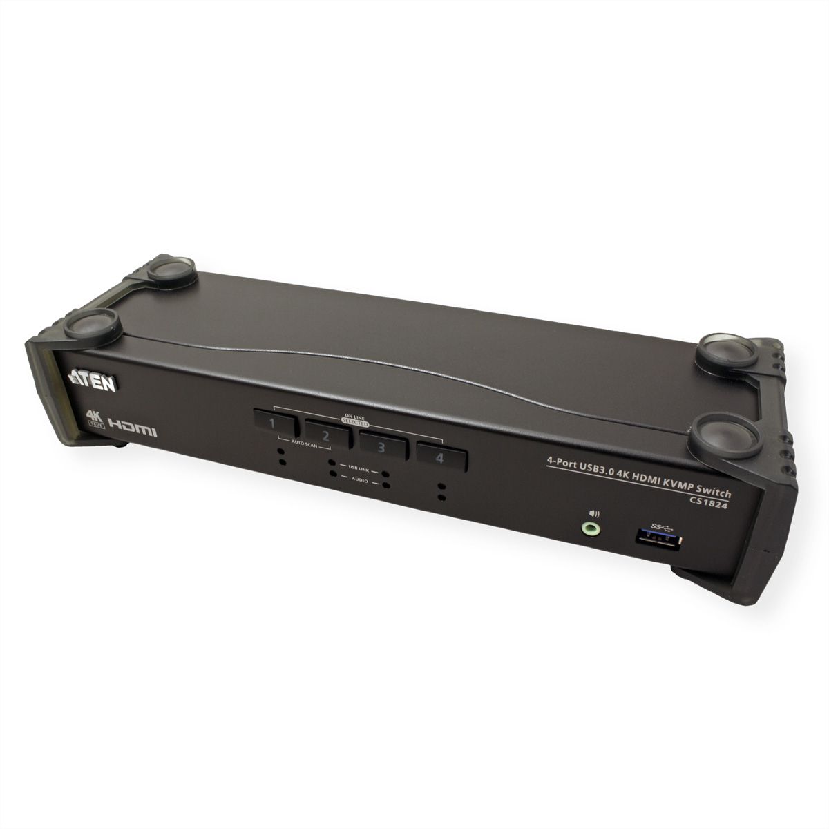 ATEN CS1824 Commutateur KVMP™ HDMI 4K 4 ports USB 3.0