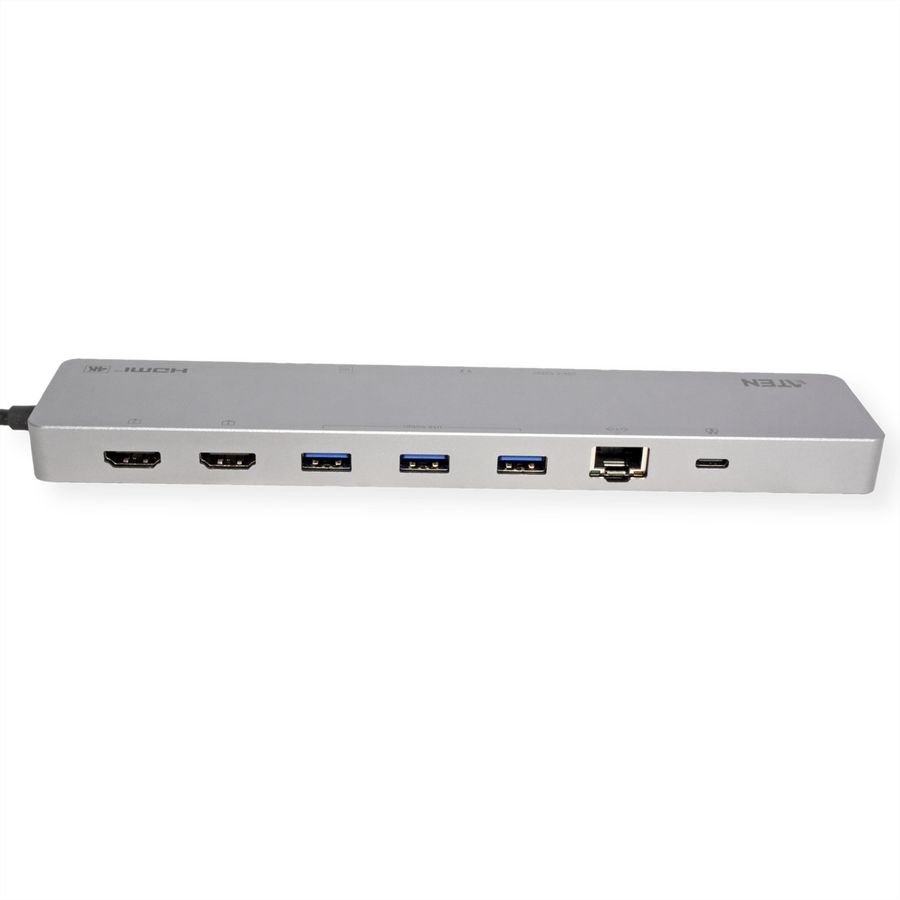 ATEN UH3240 Station d'accueil multiport USB-C 11-en-1, avec passage d'alimentation