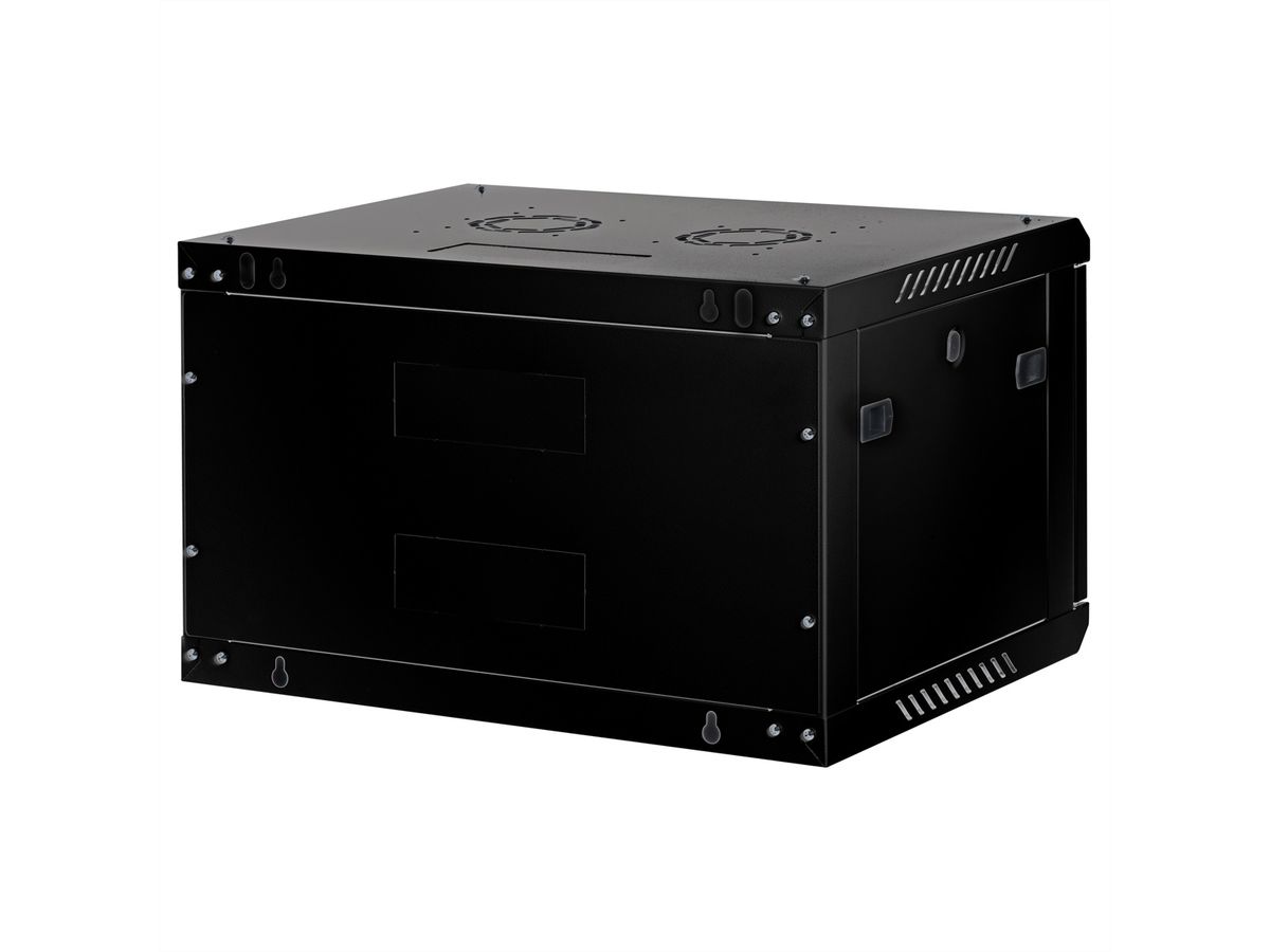 ROLINE 19" Boîtier mural Basic Plus 6U, 600x450 LxP noir