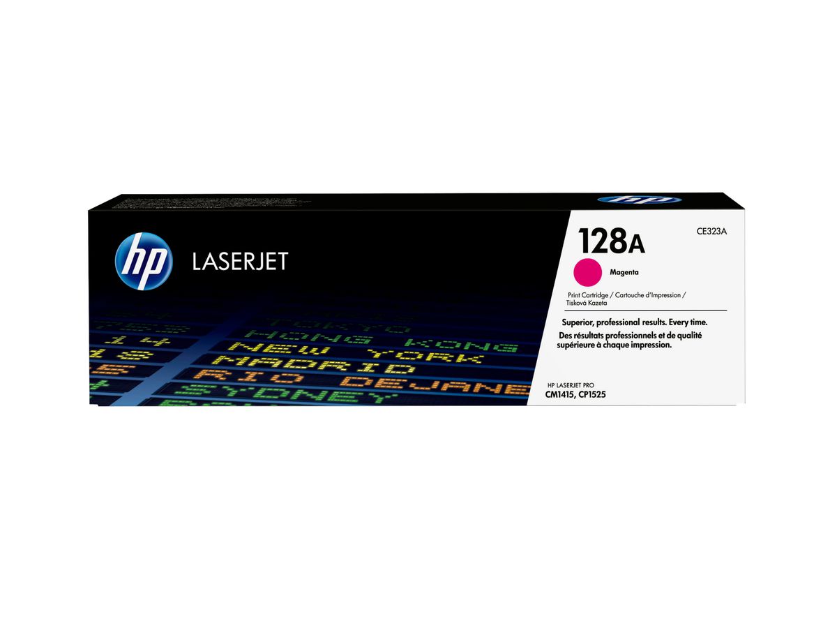 HP 128A toner LaserJet magenta authentique