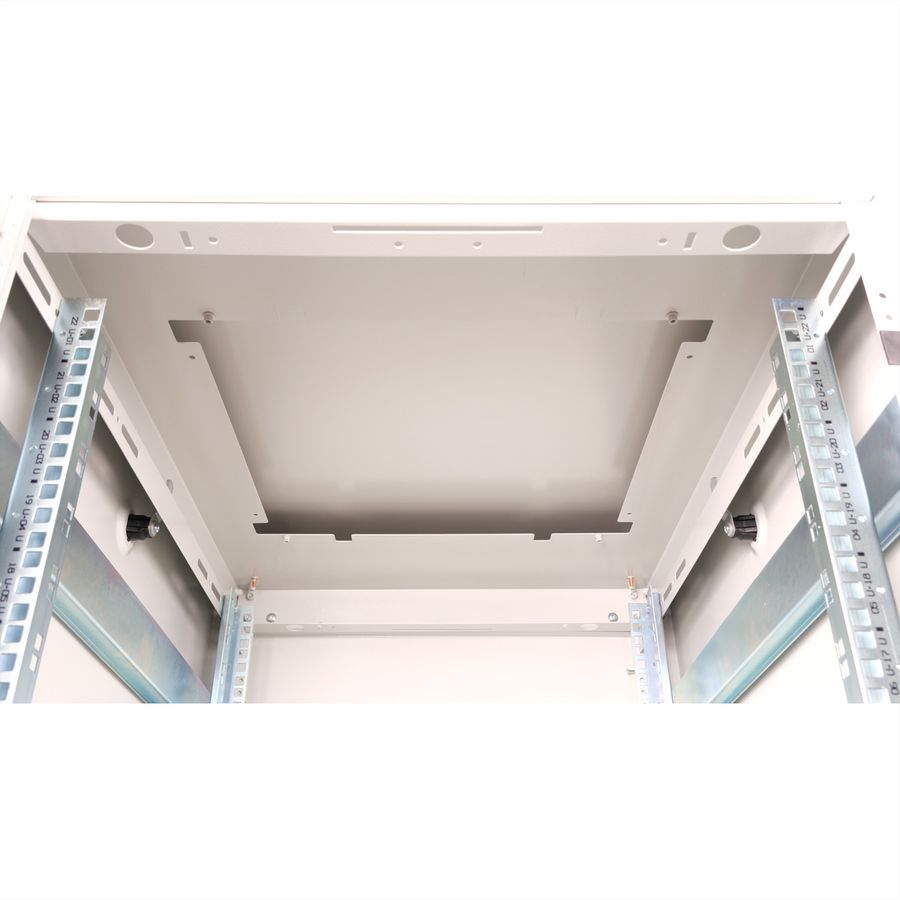 ROLINE 19" Baie réseau Pro 22U, 600x800 LxP Porte verre gris
