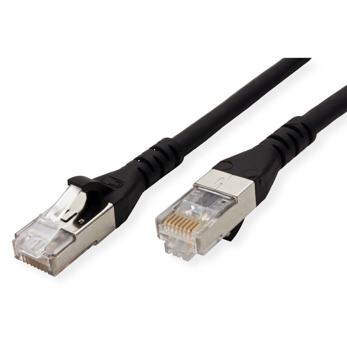 METZ CONNECT Cordon de brassage Cat.6A AWG 26, LSOH, noir, 60 m