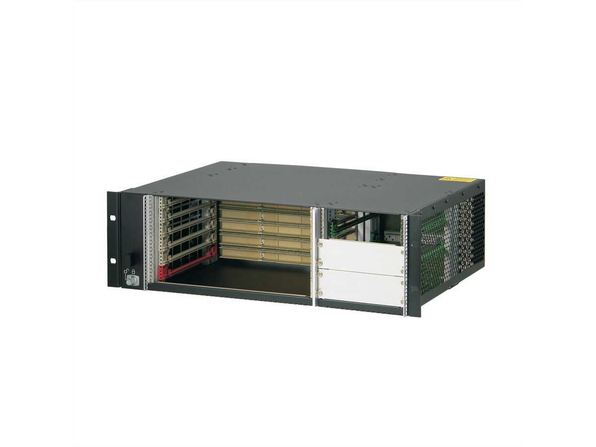 Système CPCI SCHROFF pour PSU enfichable, horizontal, 3 U, 6 slots