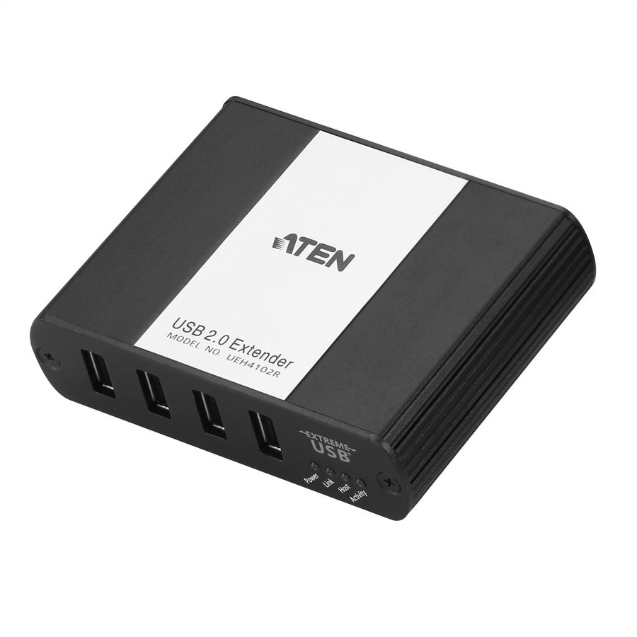 ATEN UEH4102 Système d'extension sur réseau local Cat.5 USB 2.0 à 4 ports