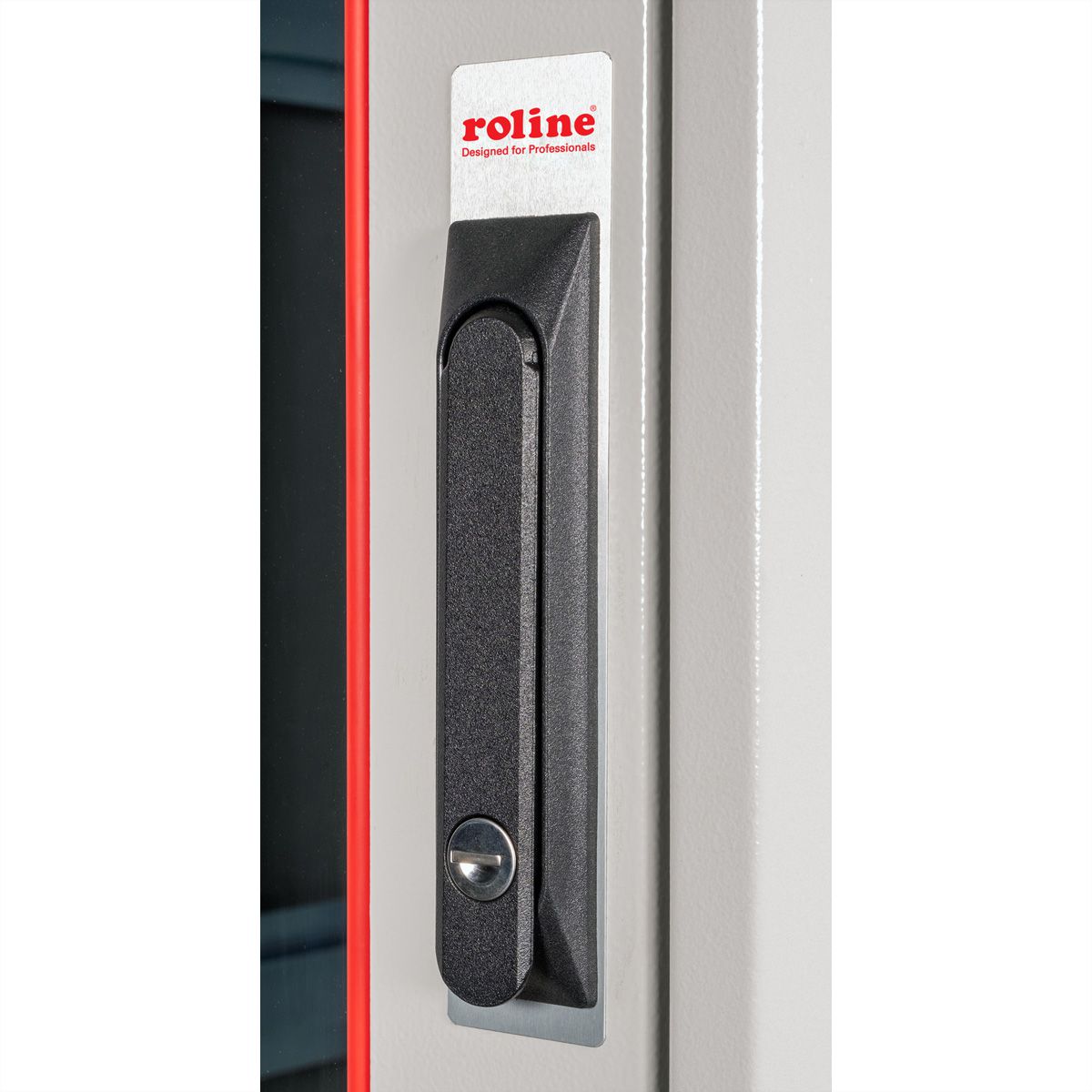 ROLINE 19" Baie réseau Pro 26U, 600x800 LxP Porte verre gris