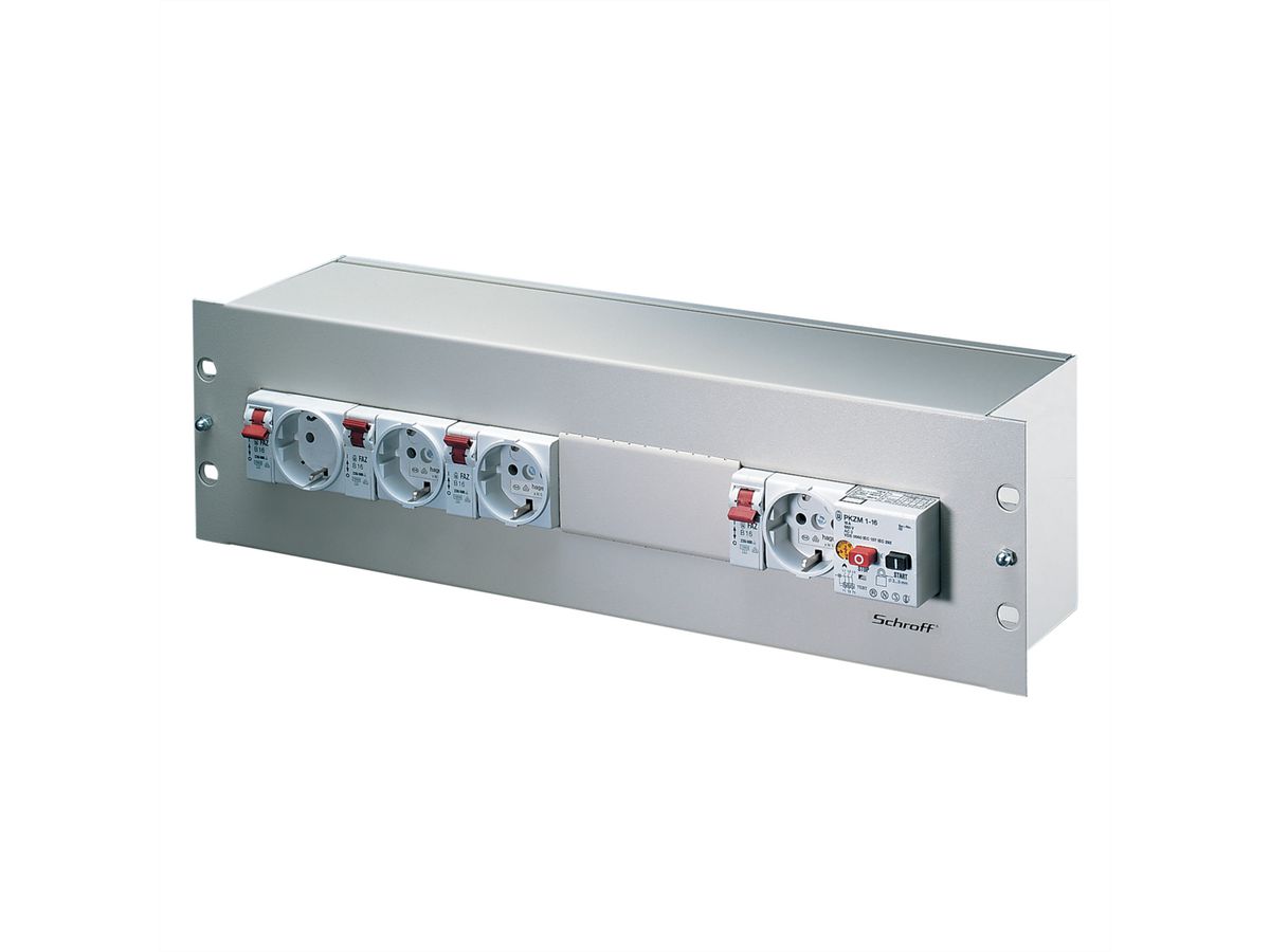 Boîte de distribution 19" SCHROFF Avec emballage pour l'expédition outre-mer