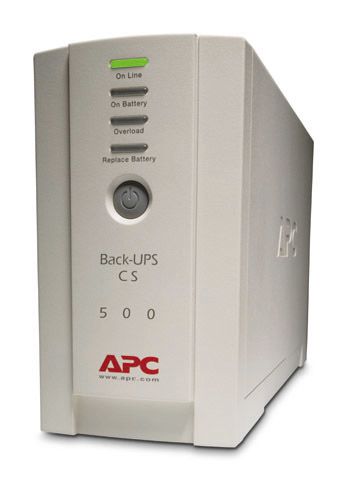 APC Back-UPS Veille 500VA 4sortie(s) CA Tour Beige alimentation d'énergie non interruptible
