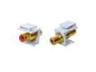 VALUE Coupleur Keystone RCA, plastique, rouge