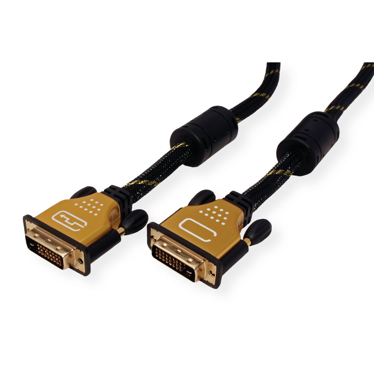 ROLINE GOLD Câble pour écran DVI, M-M, (24+1) dual link, 5 m