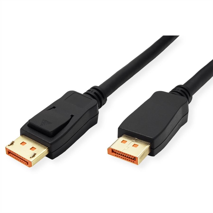ROLINE Câble DisplayPort v2.1, 16K, DP M - DP M, noir, 1 m