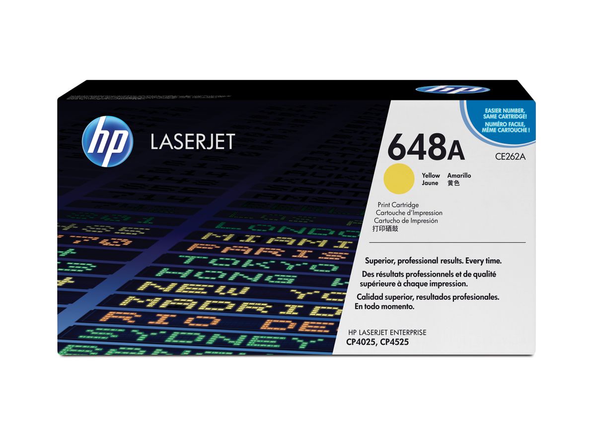 HP 648A toner LaserJet jaune authentique