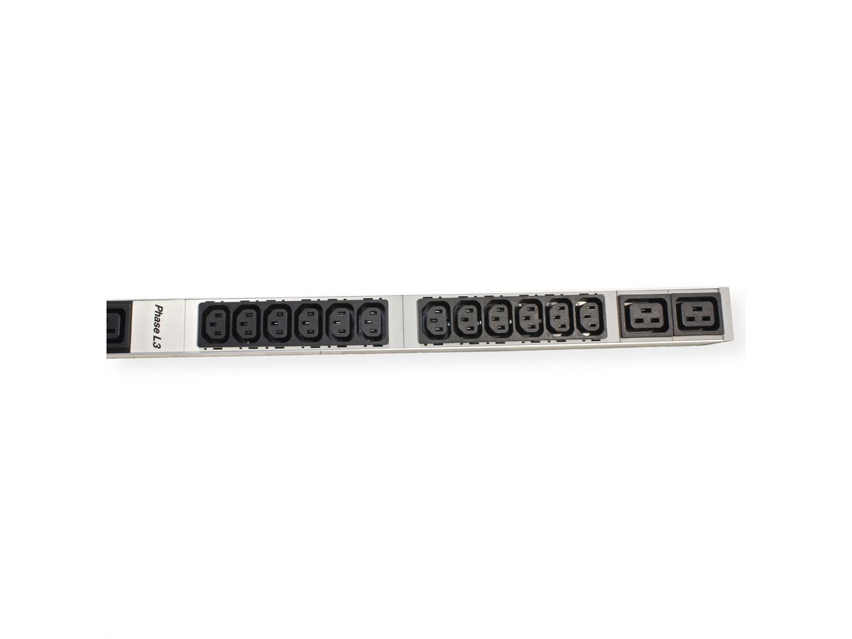 BACHMANN IT PDU ALU 1U 36x C13 6x C19 CEE 3x16A rouge