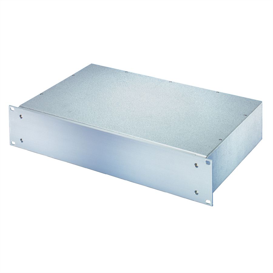 SCHROFF MultipacPRO 19" Châssis, Acier, AlZn, Plain Top and Base, 2 U, 340 mm