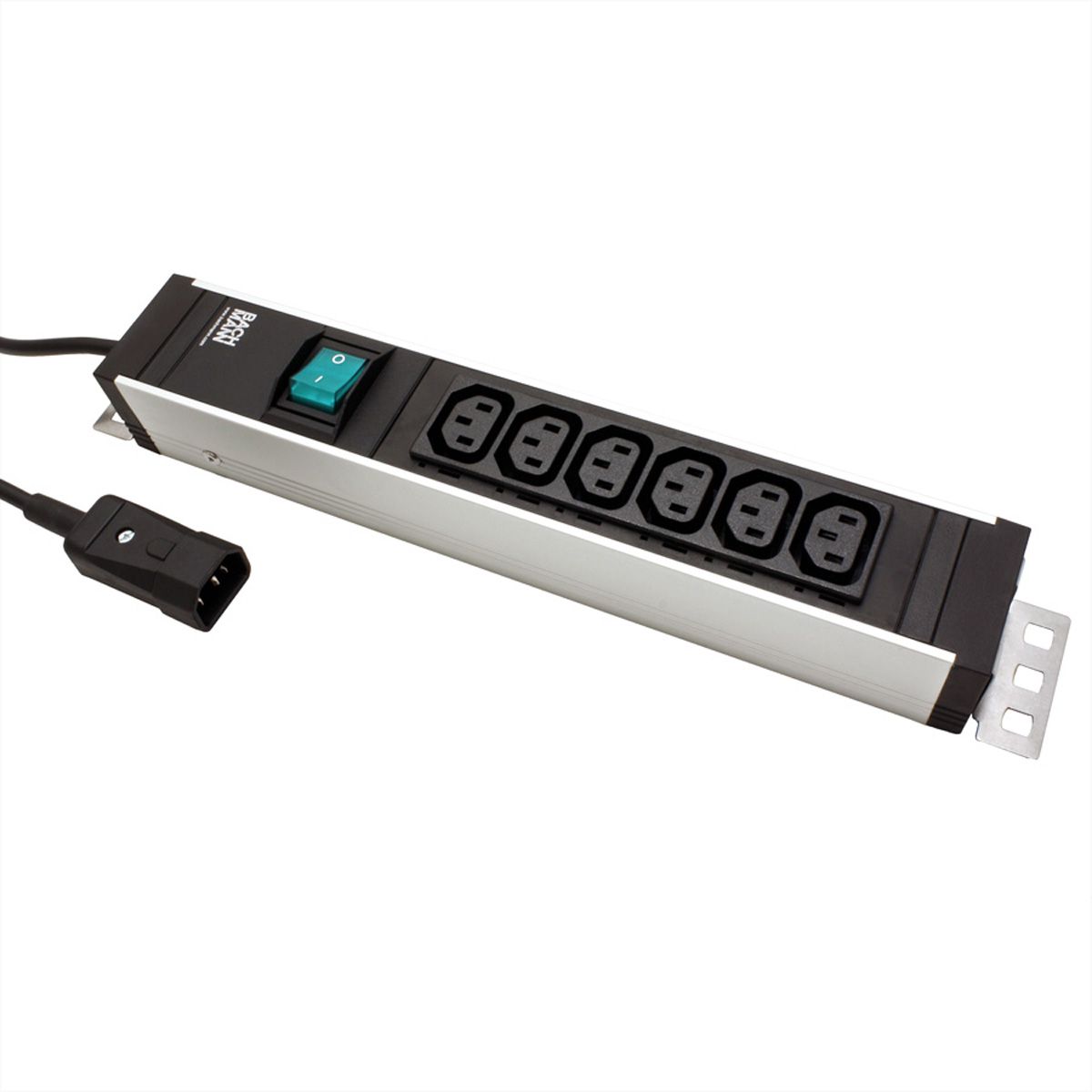 BACHMANN Prise multiple 6x prises PC / prise PC IEC320 C13/C14