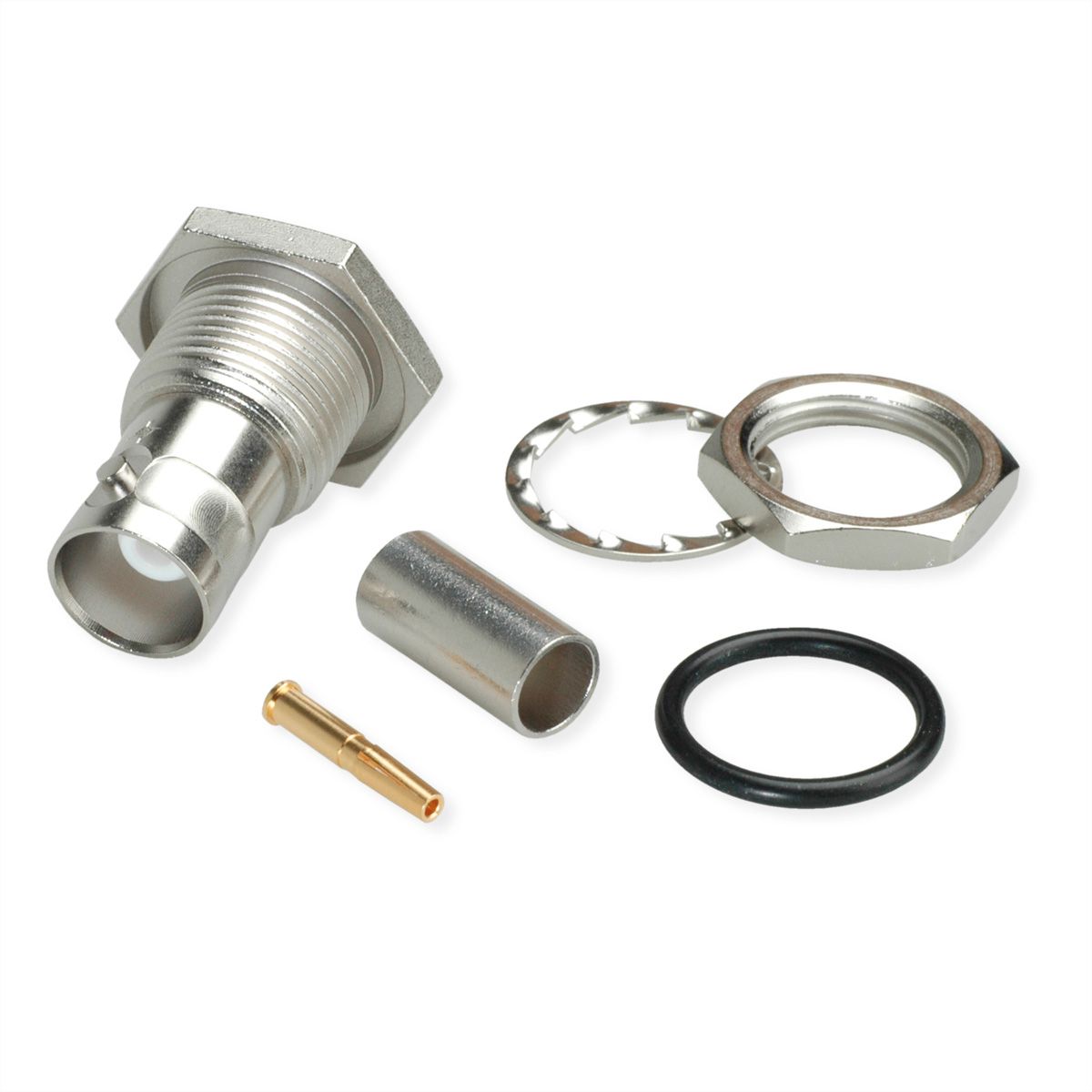 TELEGÄRTNER Prise BNC encastrable pour câble 50 ohms pour RG-58C/U