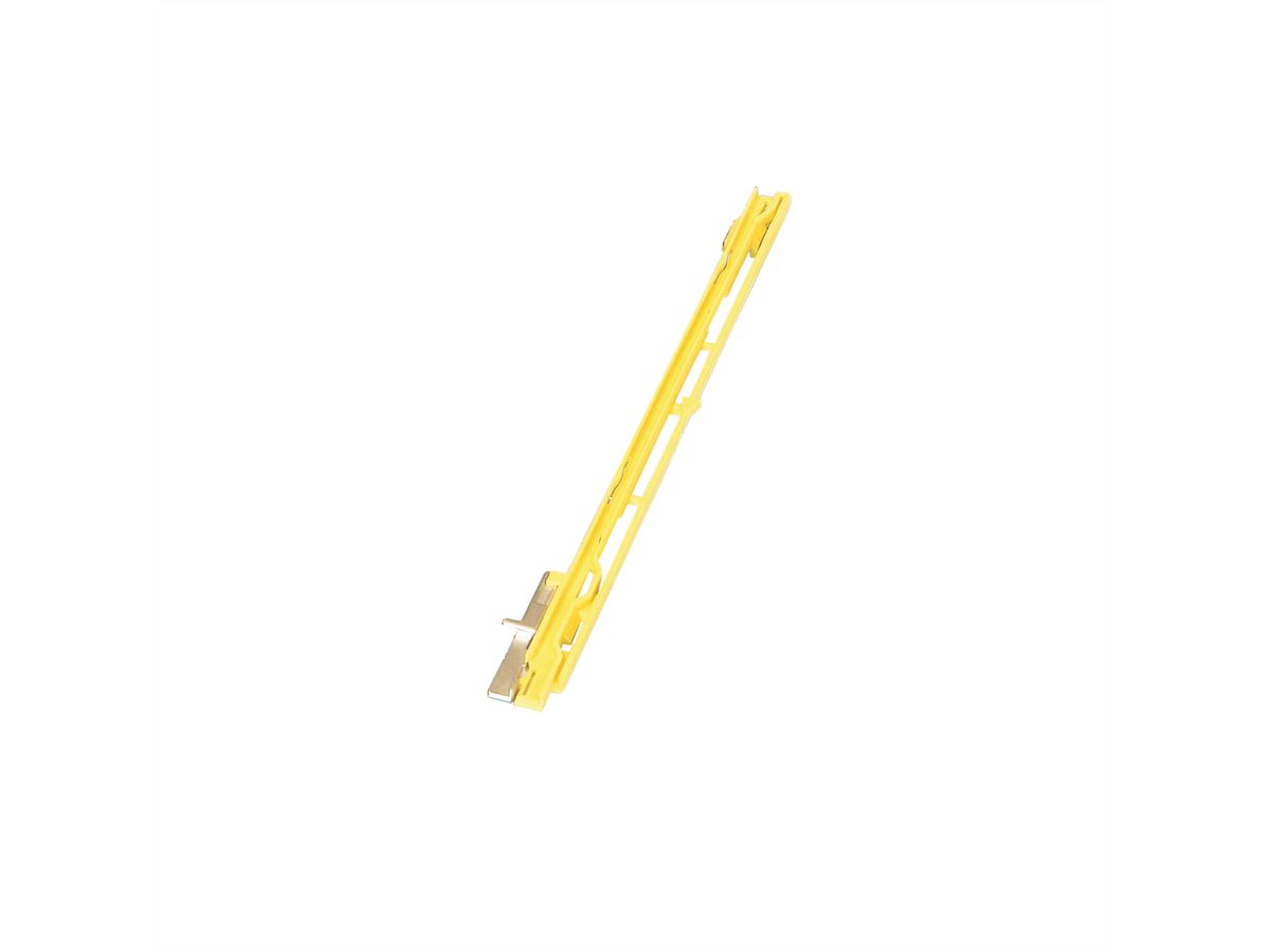 SCHROFF MTCA Rail de guidage, jaune, inférieur, pour modules PM, 10 pièces