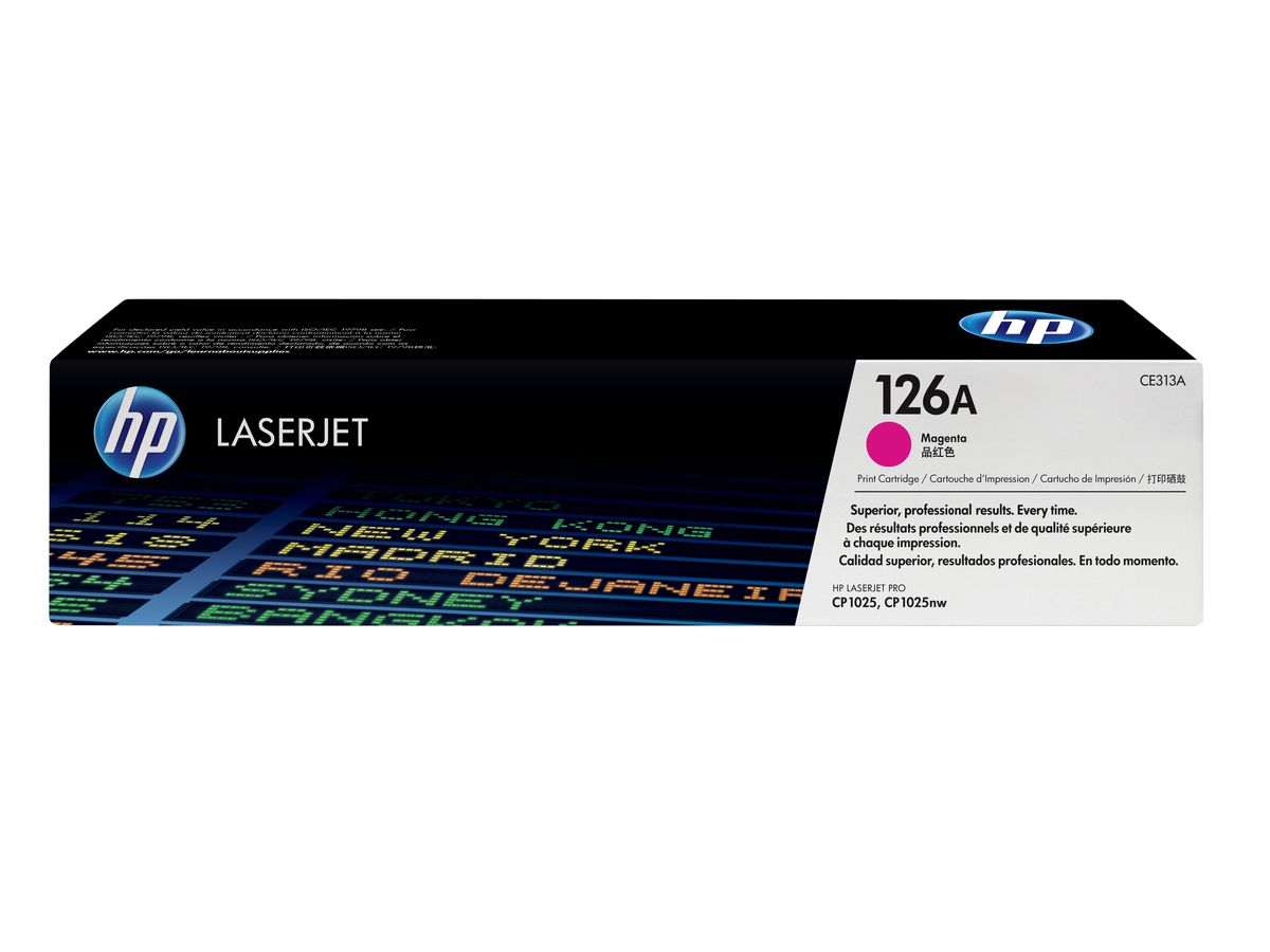 HP 126A toner LaserJet magenta authentique