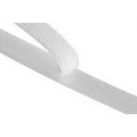 VELCRO® Bande 20mmx1m blanc, crochets & velours autocollants