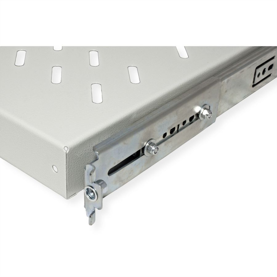 ROLINE 19" Etagère 1U, extractible 550P 25 kg gris