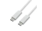 ROLINE Câble USB4 Gen3x2, C–C, M/M, 40Gbit/s, 240W , blanc, 1 m