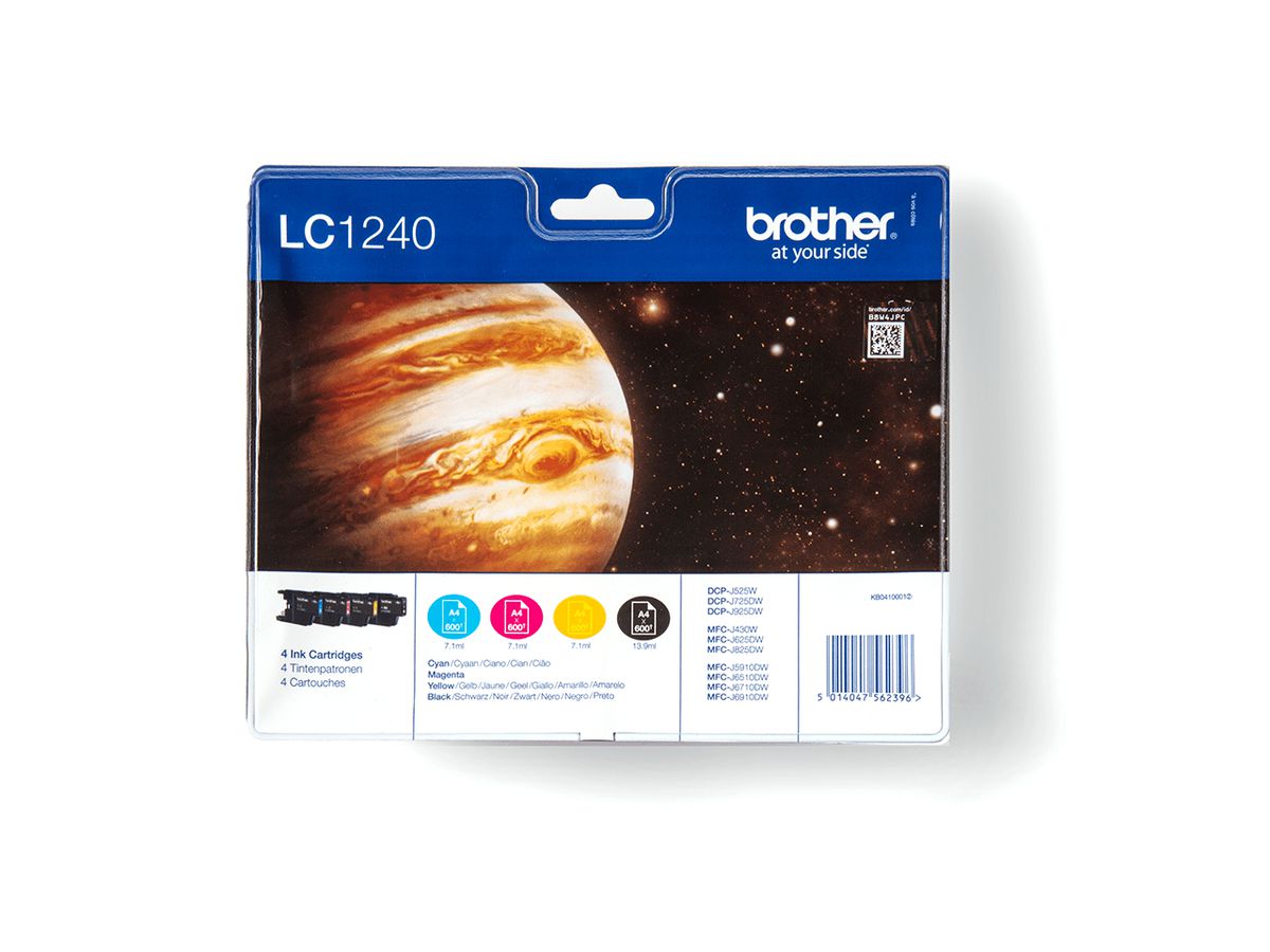 Brother LC1240VALBP - Pack de cartouches d'encre originales