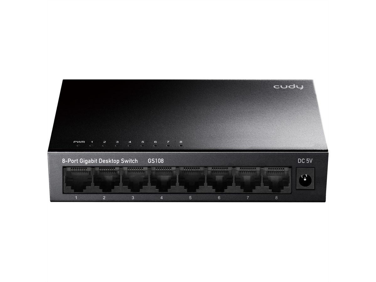 CUDY GS108 Switch 8 ports Gigabit métal