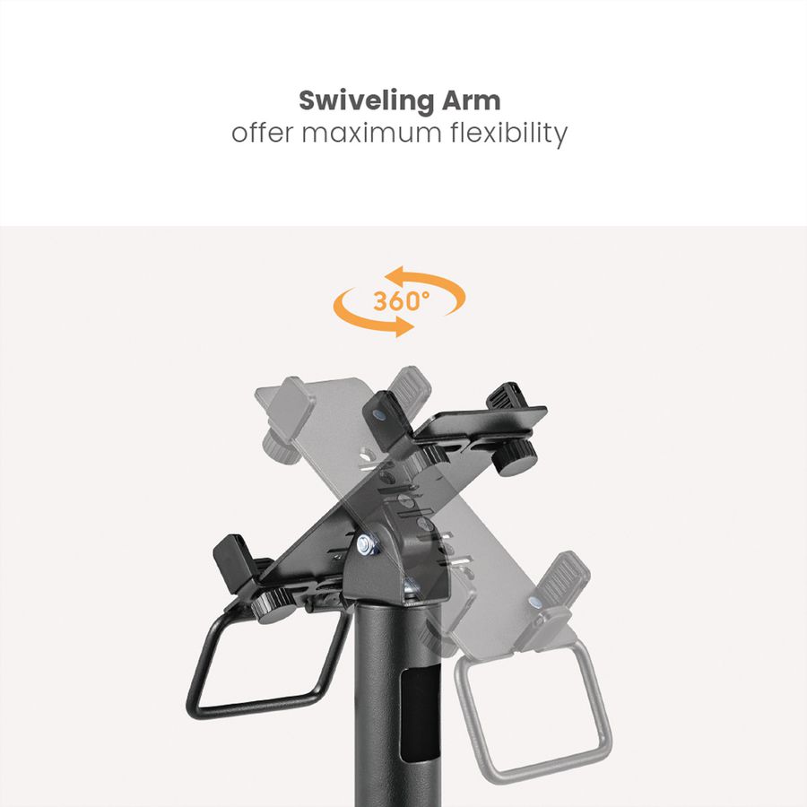ROLINE Support universel pivotant/inclinable pour terminal de cartes de crédit
