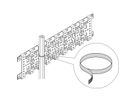 SCHROFF Bande Velcro® 12 x 300 mm
