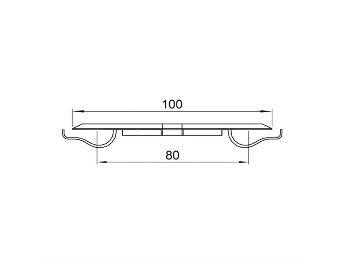 BACHMANN Easy-Cover-Quadro blanc