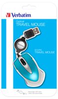 Verbatim Go Mini souris Ambidextre USB Type-A Optique 1000 DPI