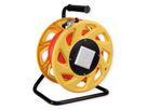 ROLINE Enrouleur de câble RJ-45 Cat.7, fils solides AWG26, connecteurs Cat.6A, orange, 60 m