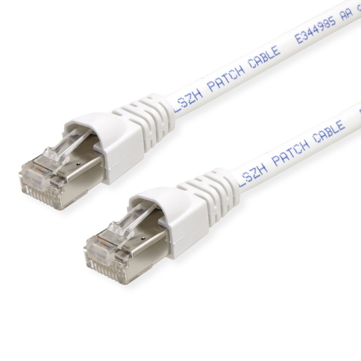 TELEGÄRTNER Cordon S/FTP, Cat.6A, LSOH, blanc, 1,5 m