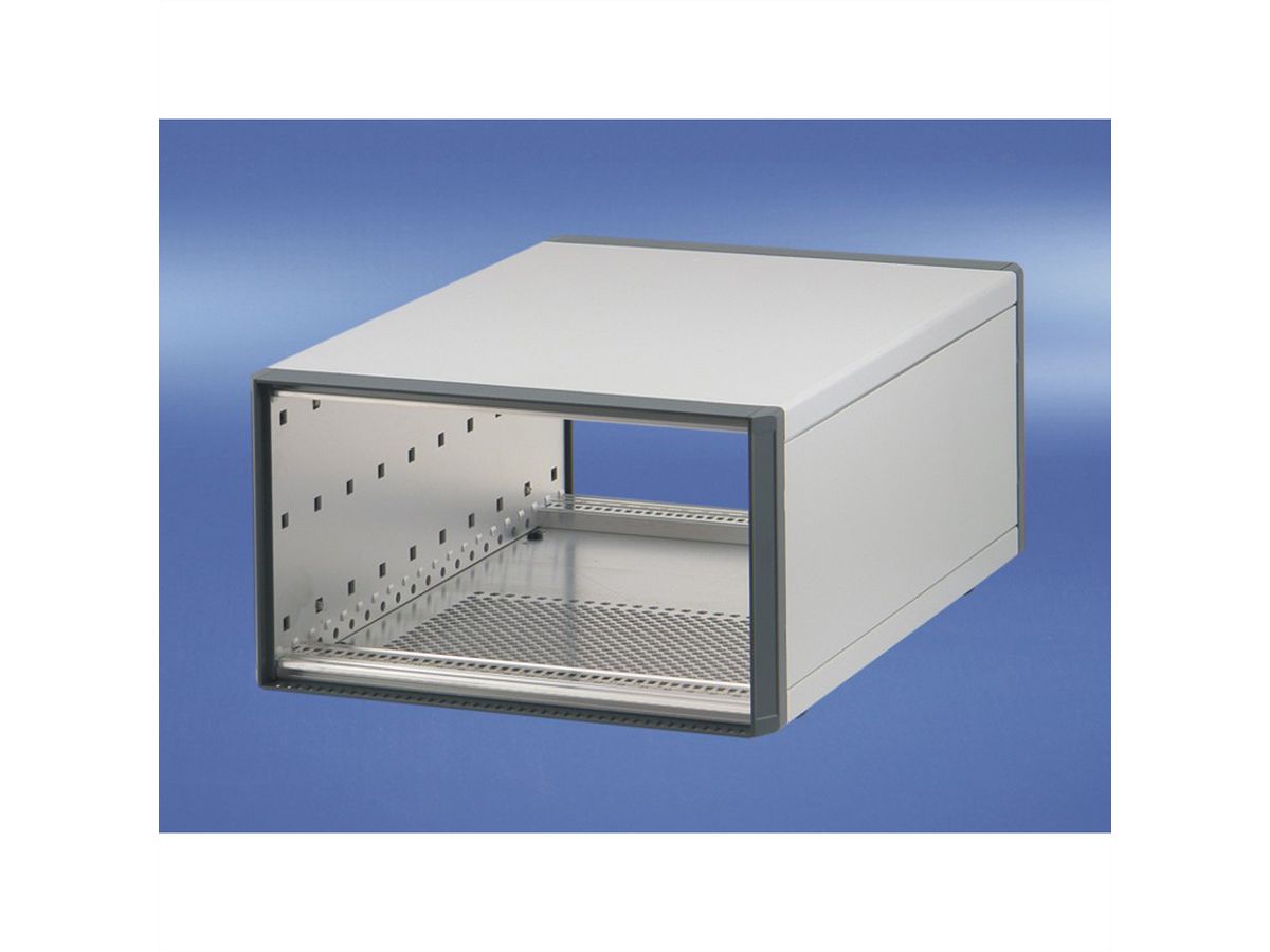 SCHROFF RatiopacPRO, coffret de bureau, blindage rétractable, garniture avant, 3 U, 42 CV, 315 mm
