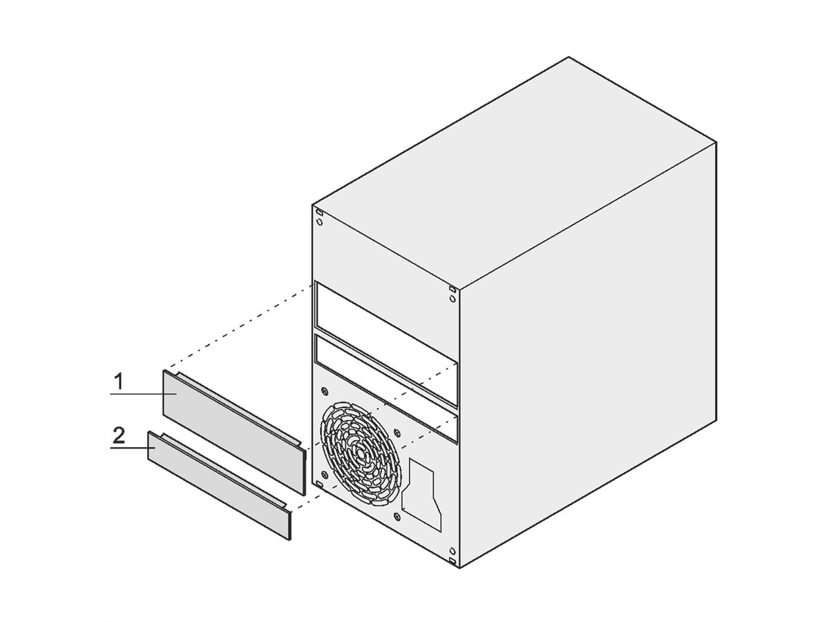 Couvercle de disque d'entraînement SCHROFF pour Slim Line Drive