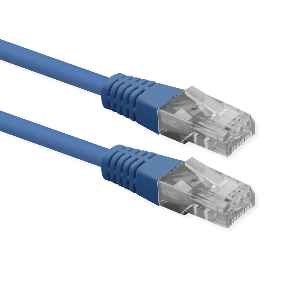 ROLINE Cordon Cat.6 (Classe E), UTP, PoE, bleu, 5 m