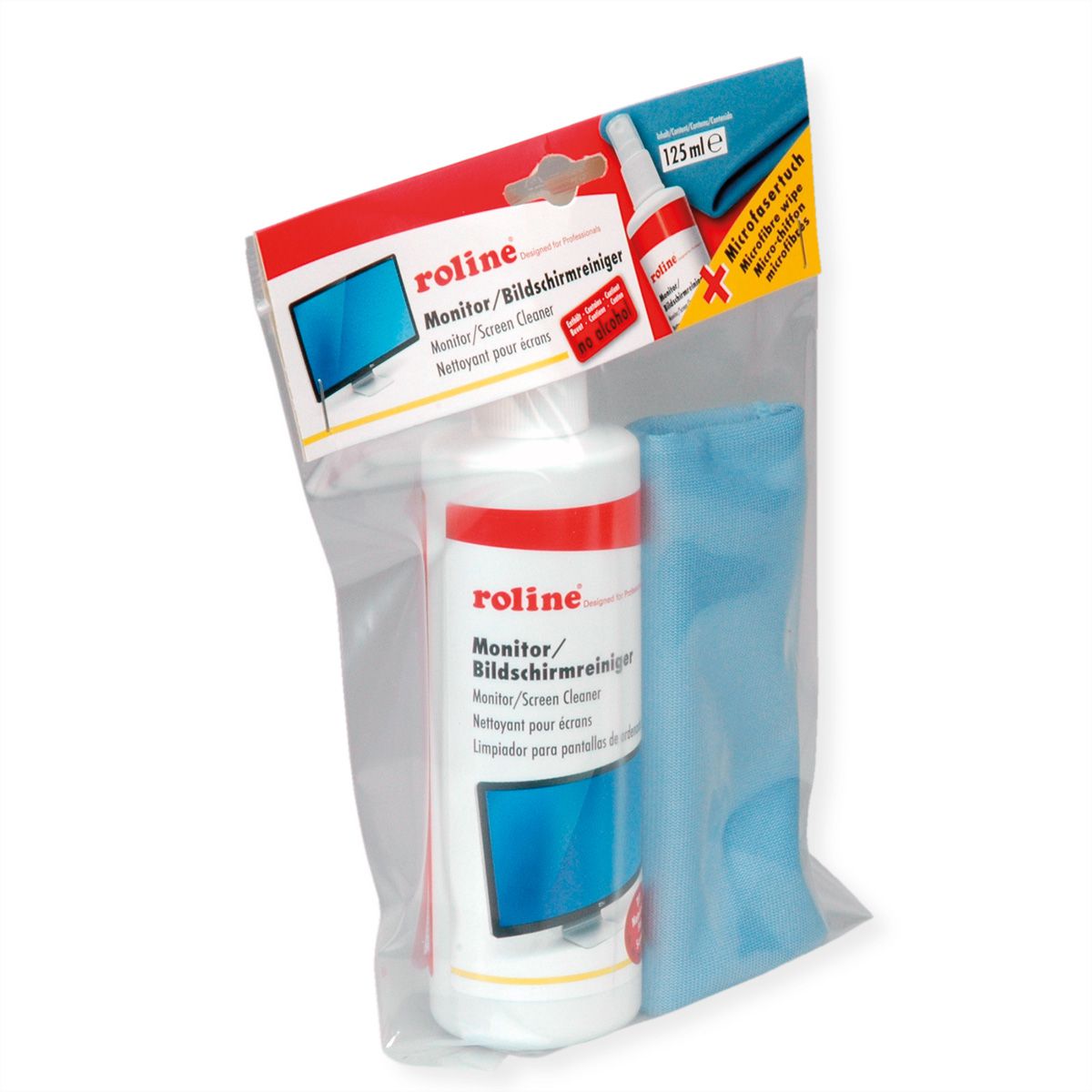 ROLINE Nettoyant pour écrans TFT avec serviette micro phase