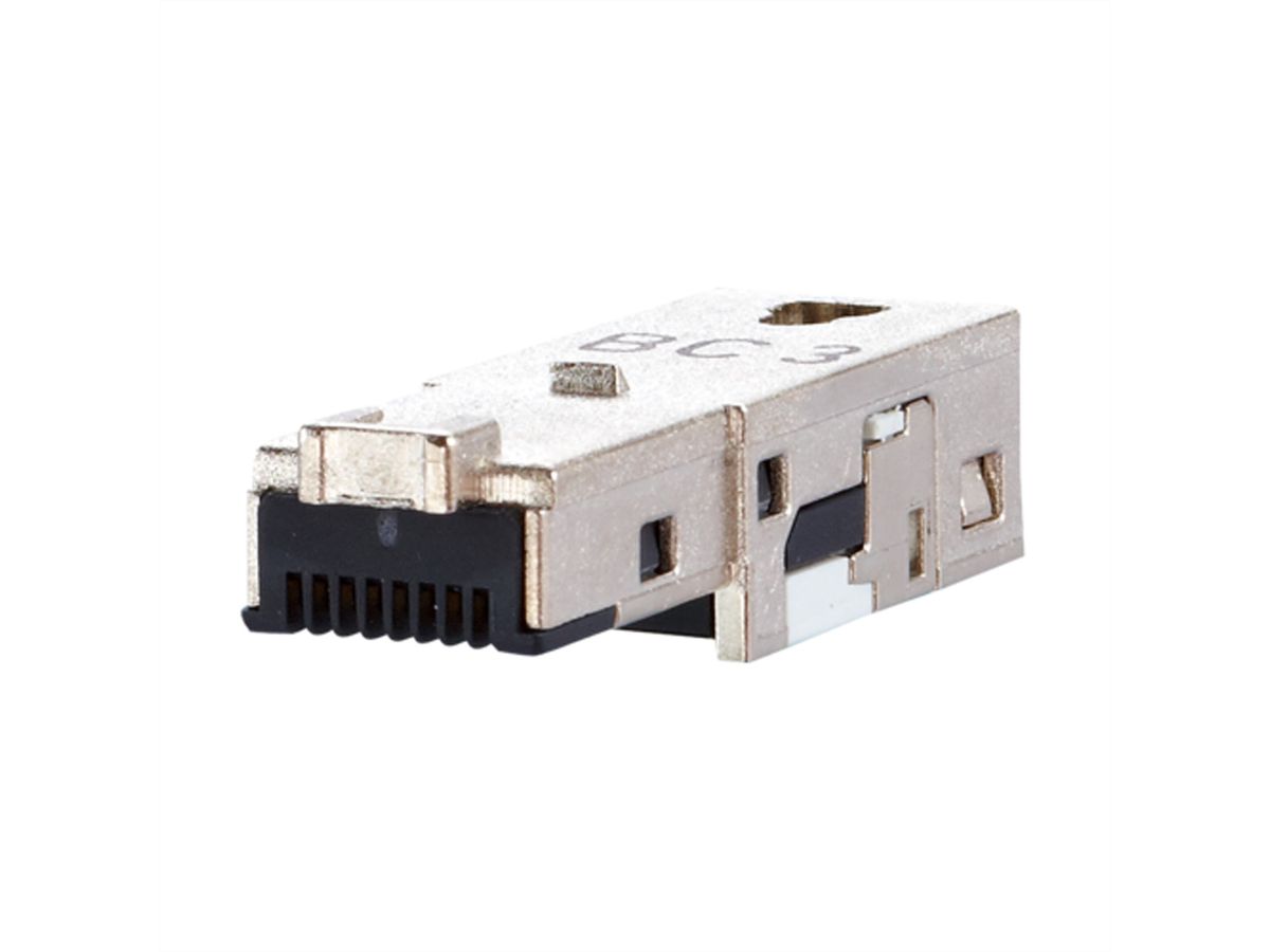 METZ CONNECT E-DAT Industry RJ45 field plug insert Cat.6 Class EA
