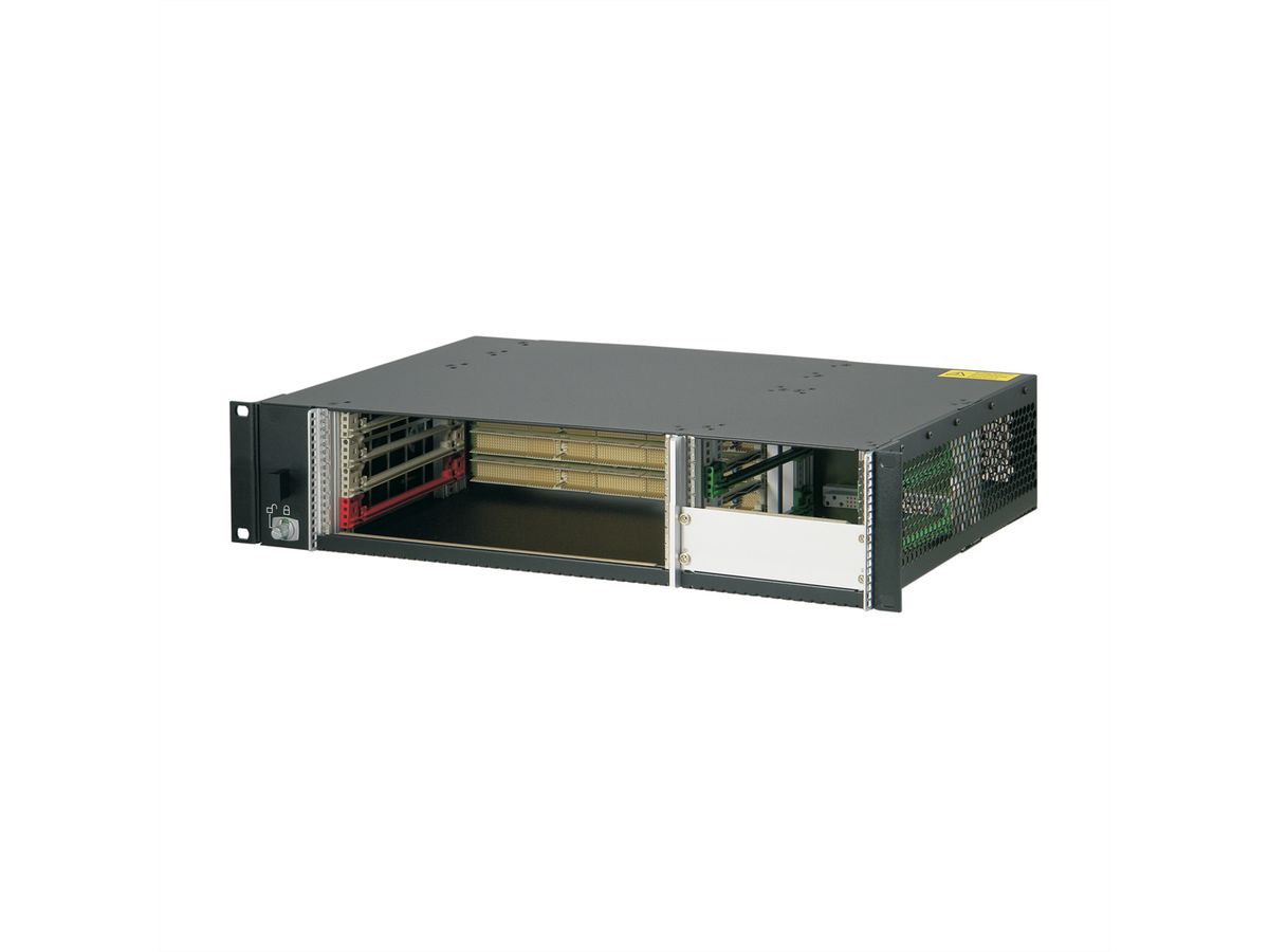 Système CPCI SCHROFF pour PSU enfichable, horizontal, 2 U, 4 slots