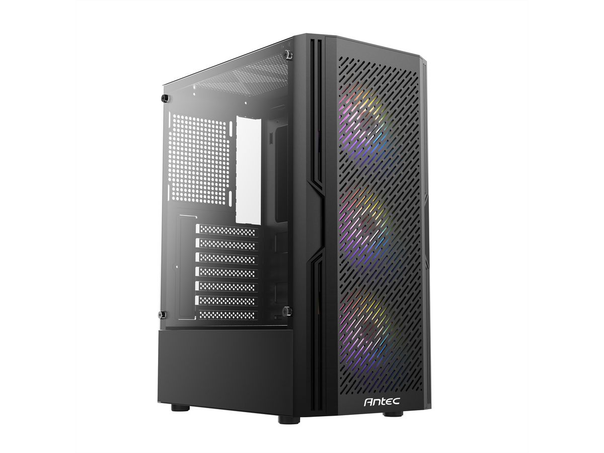 ANTEC AX20 Boîtier PC Midi Tower Gaming Noir ATX, noir