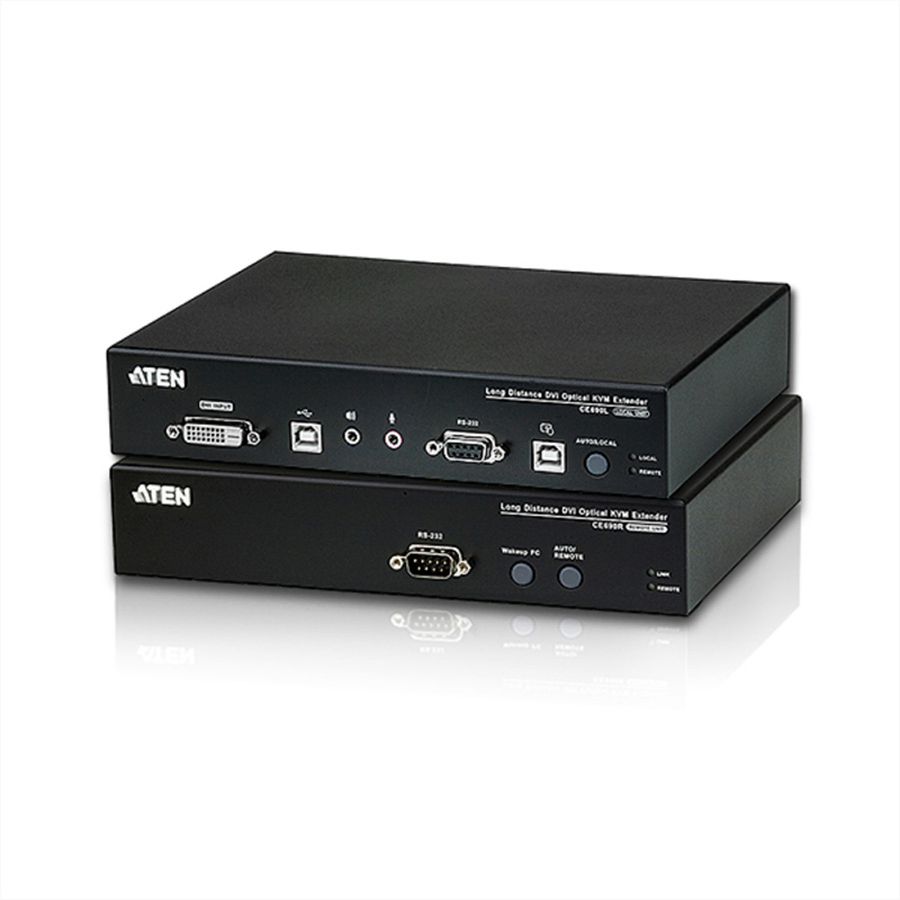 ATEN CE690 Système d'extension KVM DVI optique longue distance (20Km)