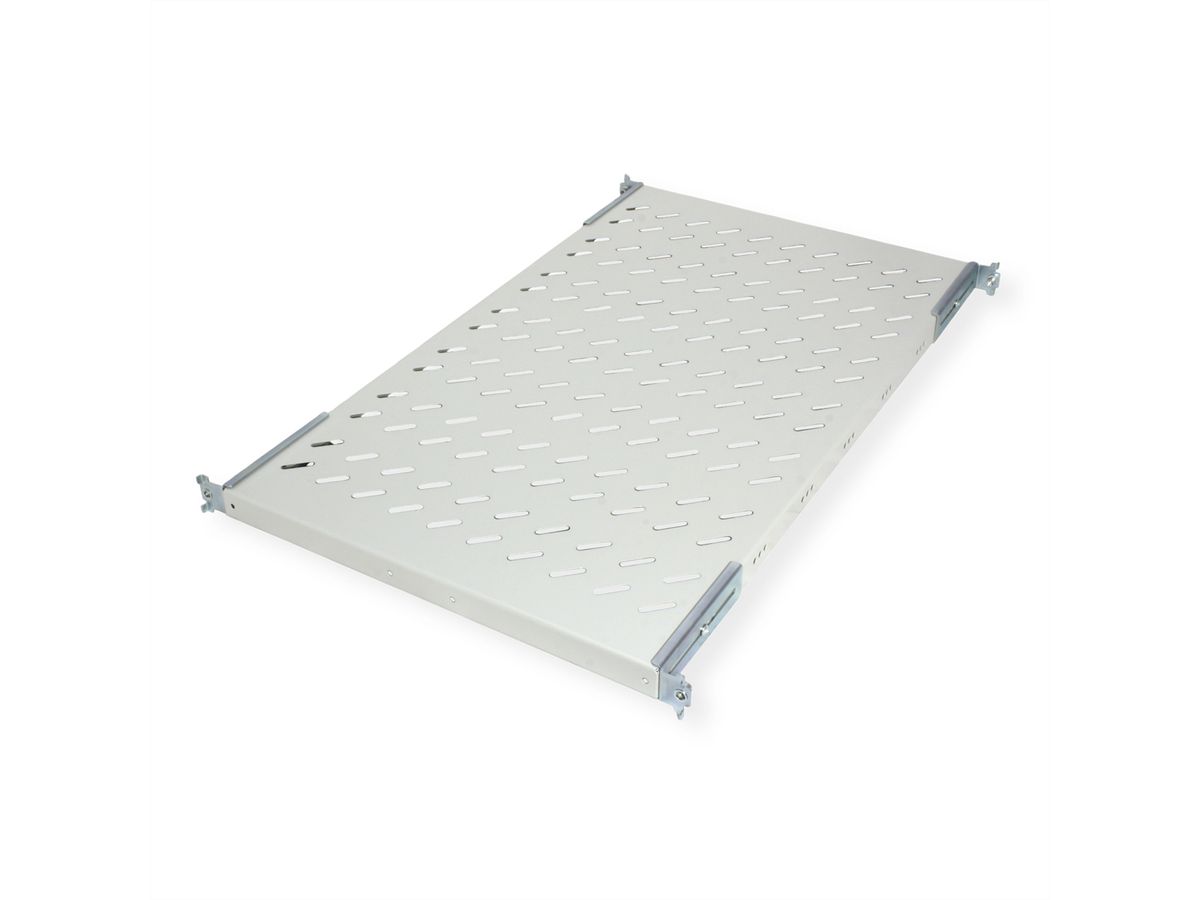 ROLINE 19" Etagère 1U, 770P 50 kg gris
