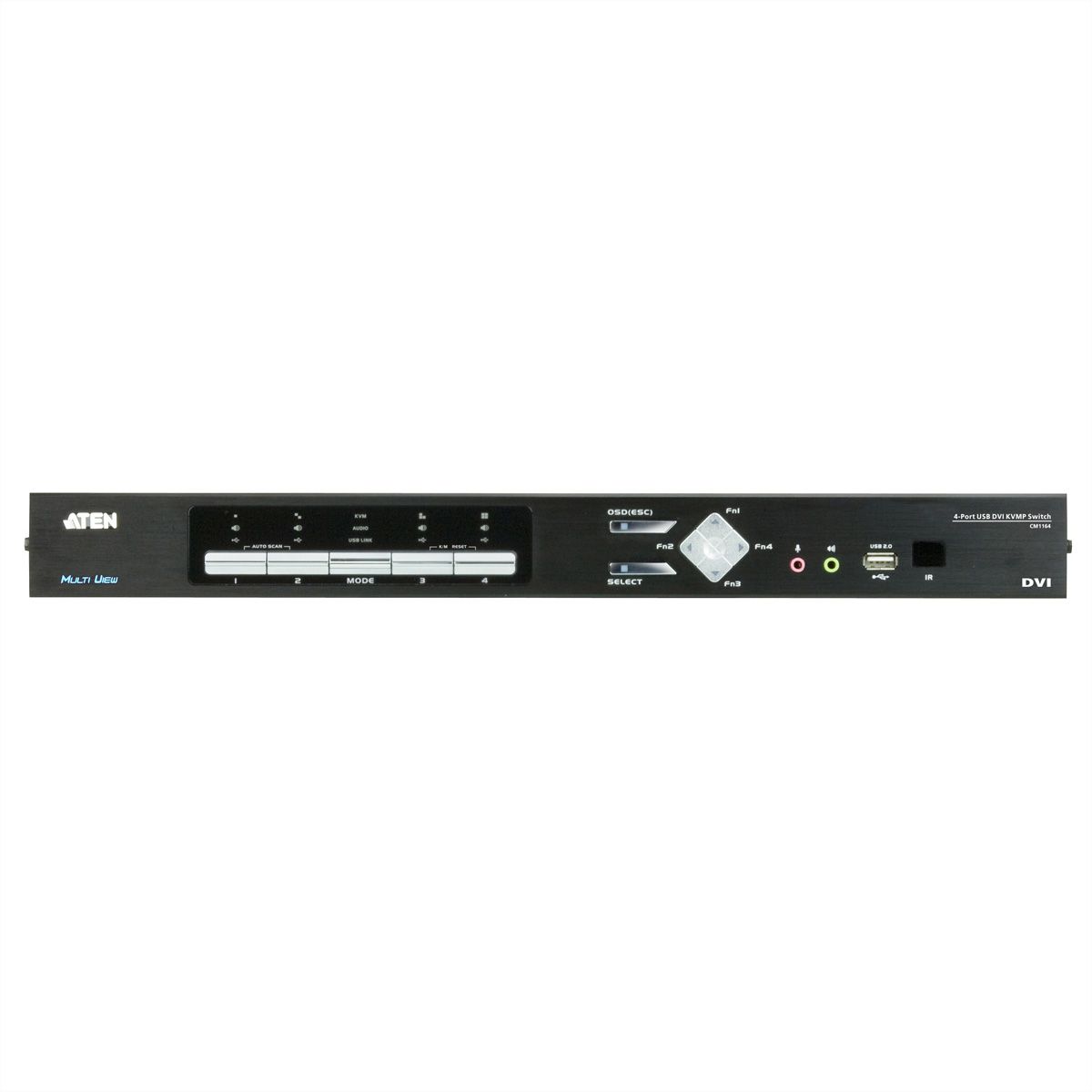 ATEN CM1164A Commutateur KVMP multivue DVI USB à 4 ports